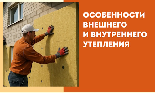 Какие особенности внешнего и внутреннего утепления в Шадринске