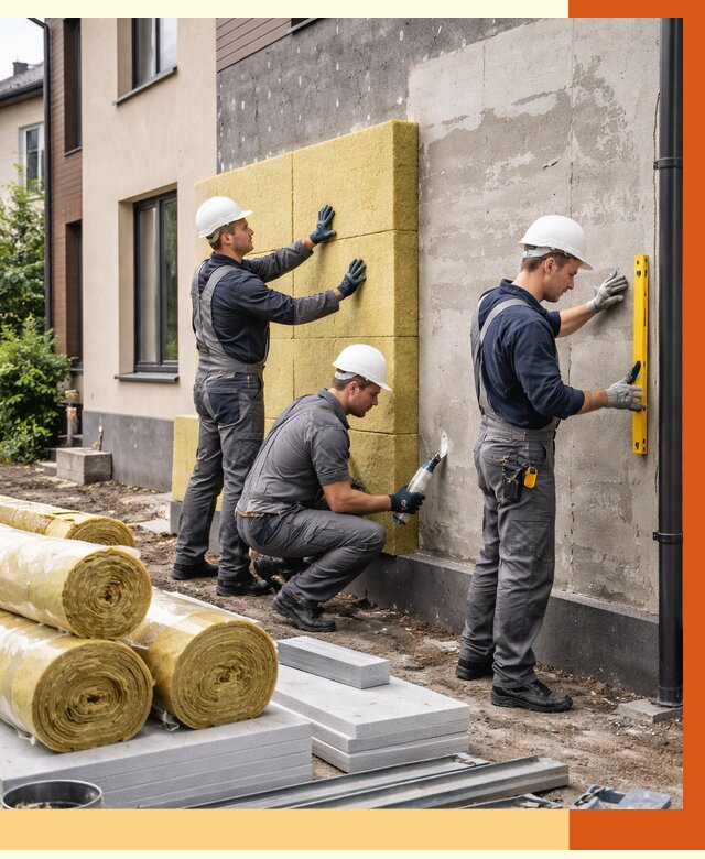 Утепление таунхауса в Шадринске от 7446 руб/м2 — комплекс под ключ | ТепломастерШдр