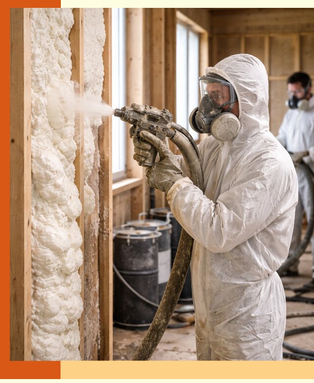 Утепление каркасного дома пенополиуретаном в Шадринске