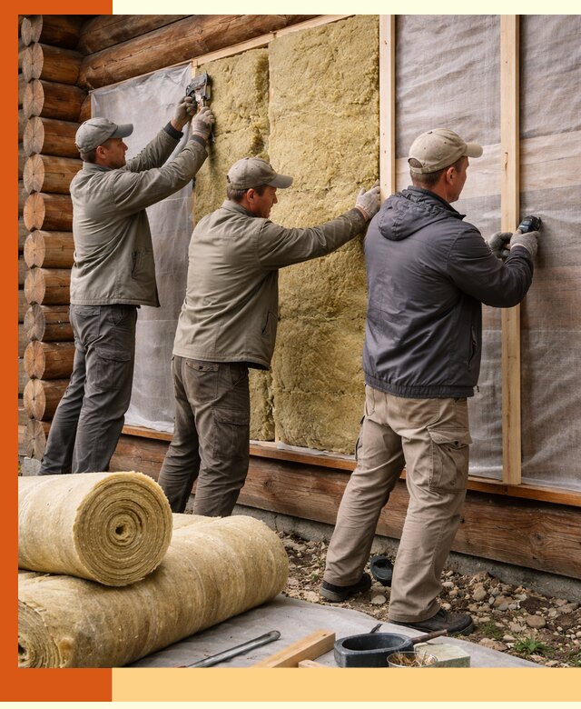 Утепление деревянного дома в Шадринске эффективными технологиями