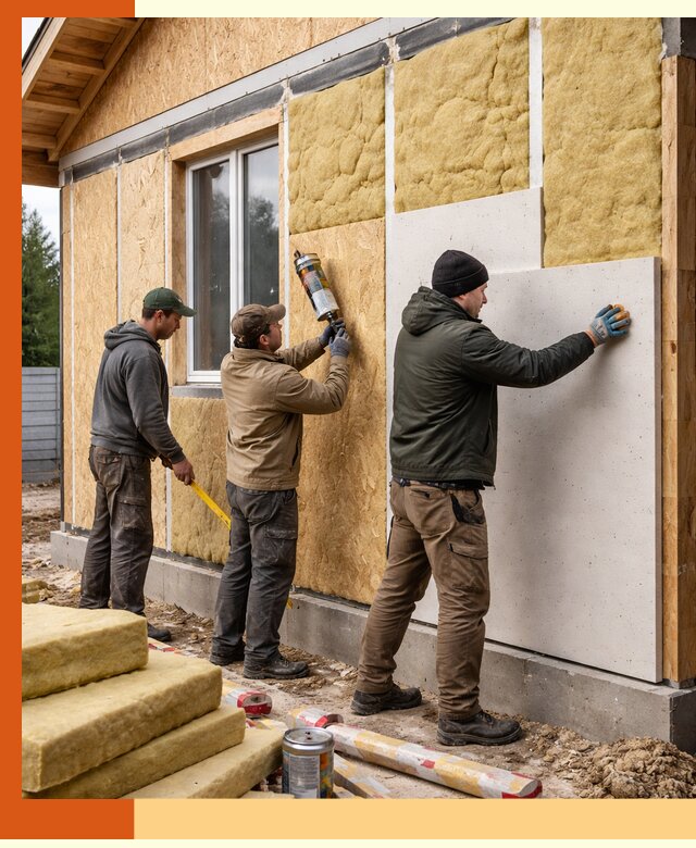 Профессиональное утепление дома из SIP-панелей в Шадринске