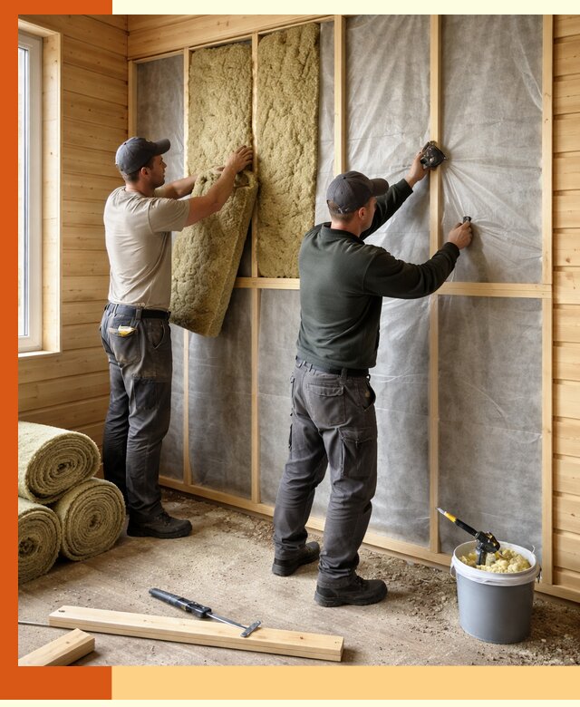 Утепление дома из минибруса в Шадринске: комплексные теплоизоляционные работы