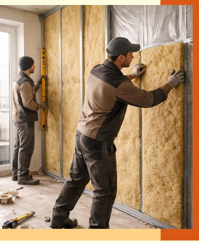 Утепление квартиры изнутри в Шадринске от 4498 руб. за м2 | Проф. работы ТепломастерШдр