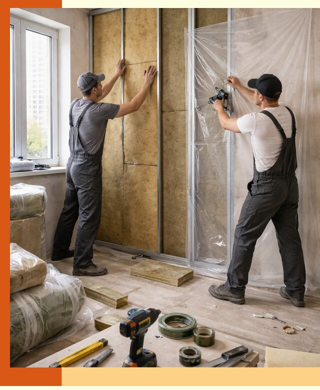 Утепление квартиры изнутри профессионально в Шадринске