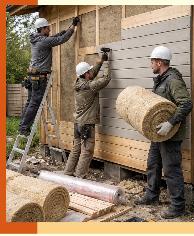 Утепление бани снаружи в Шадринске профессионально и надежно