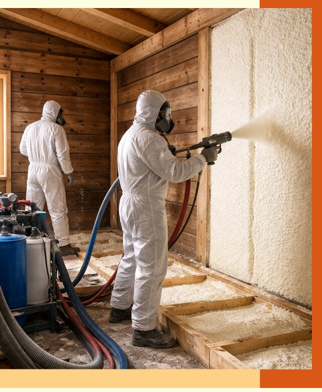 Утепление бани ппу в Шадринске под ключ от 4343 руб./м2 | ТепломастерШдр - напыление и монтаж ппу