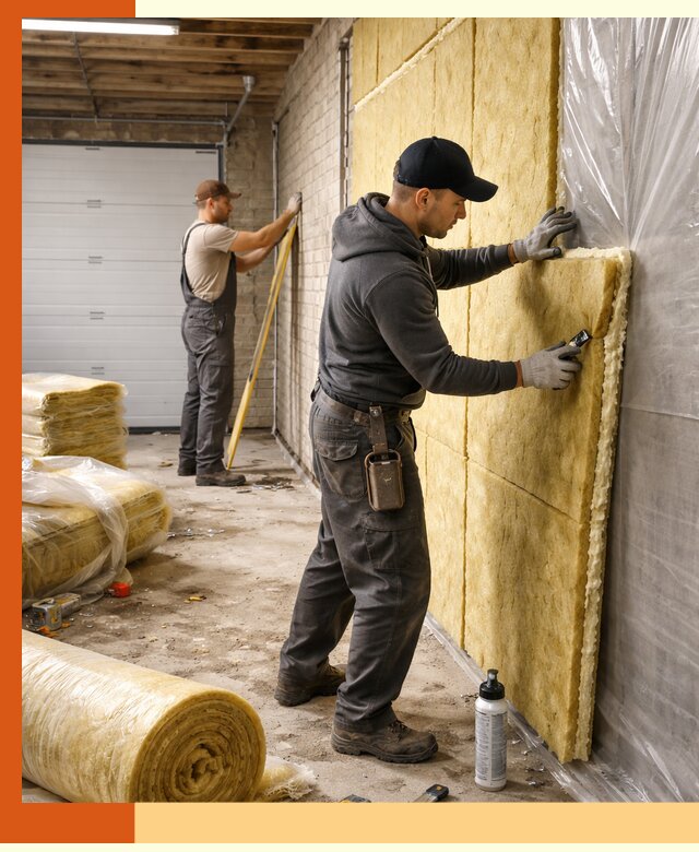 Утепление гаража под ключ в Шадринске — все виды теплоизоляции