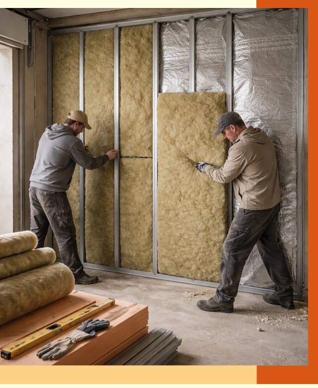 Утепление гаража изнутри в Шадринске от 7756 руб/м2 — работы и цена | ТепломастерШдр