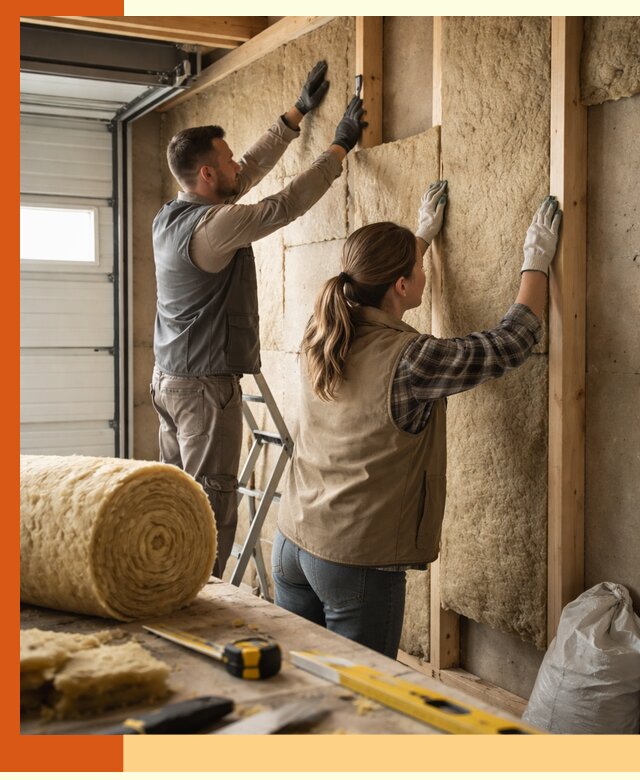 Утепление гаража изнутри в Шадринске: быстро и надежно