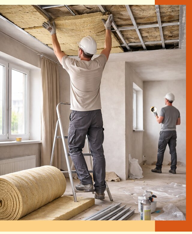 Утепление потолка в частном доме в Шадринске от 982 руб./м² — работы под ключ | ТепломастерШдр