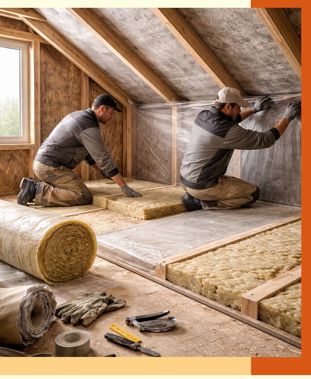 Утепление чердака в Шадринске от 7756 руб/м² — теплоизоляция и комплексное утепление под ключ | ТепломастерШдр