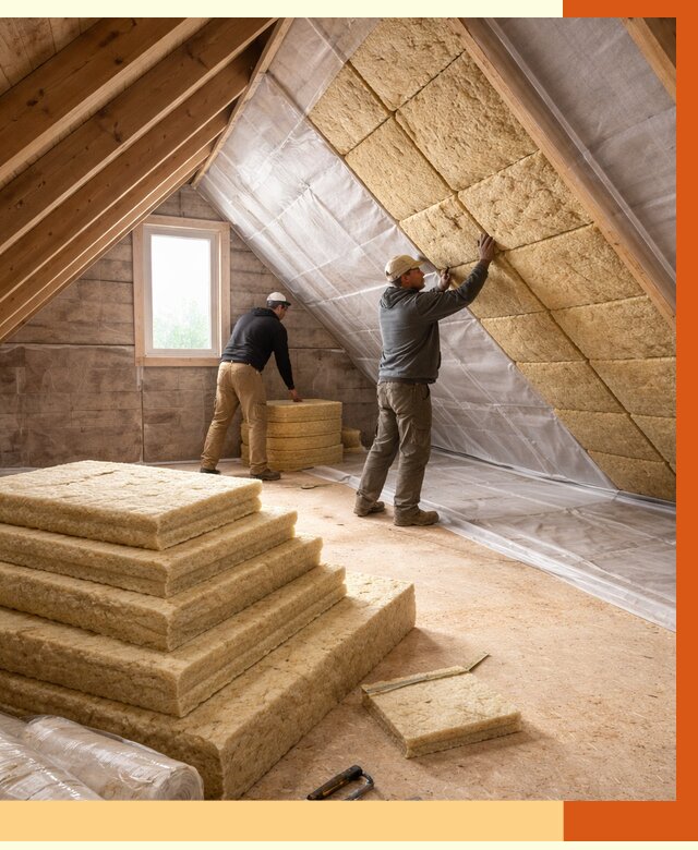 Утепление мансарды в Шадринске от 2585 руб/м2 — комплексно и под ключ | ТепломастерШдр