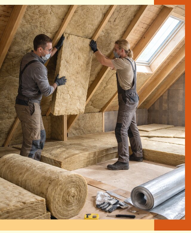 Утепление мансарды минватой в Шадринске от 4343 руб./м2 — монтаж и пароизоляция | ТепломастерШдр
