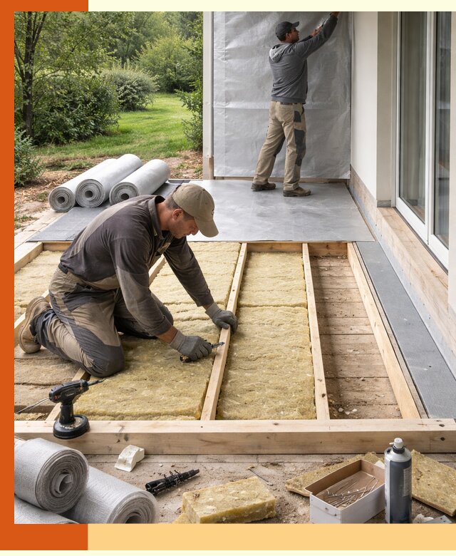 Утепление террасы в Шадринске — тепло и защита круглогодично