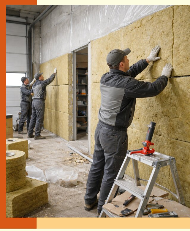 Утепление автосервиса и мастерских в Шадринске качественно и надёжно