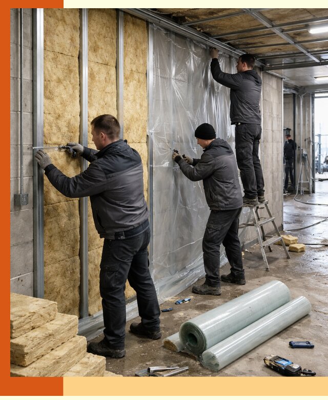 Профессиональное утепление автомойки в Шадринске для любого типа помещений