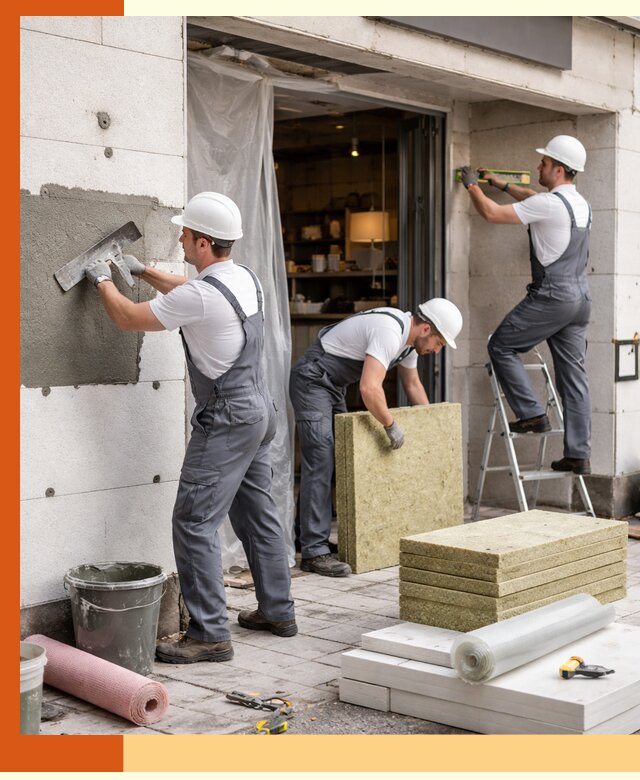 Утепление кафе в Шадринске: профессиональная теплоизоляция и монтаж