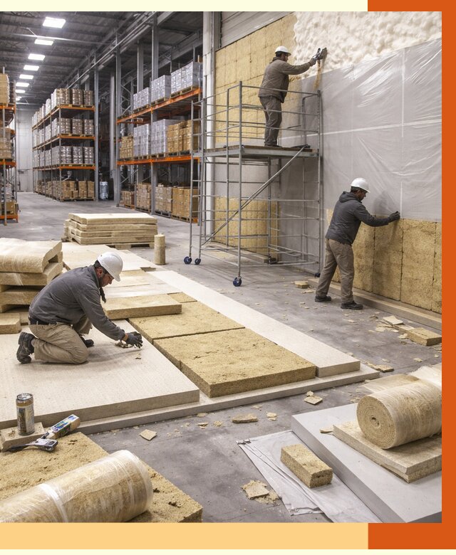 Утепление складского терминала в Шадринске от 7756 руб./м² под ключ | ТепломастерШдр