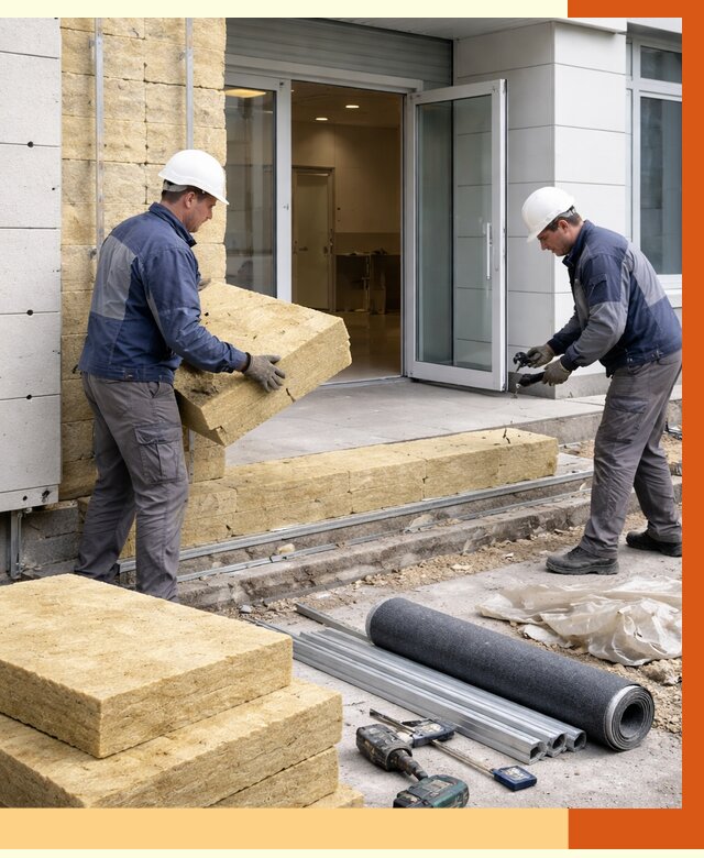 Утепление медицинского центра в Шадринске под ключ от 12926 руб./м² | ТепломастерШдр