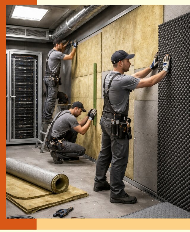 Утепление серверной комнаты профессионально в Шадринске