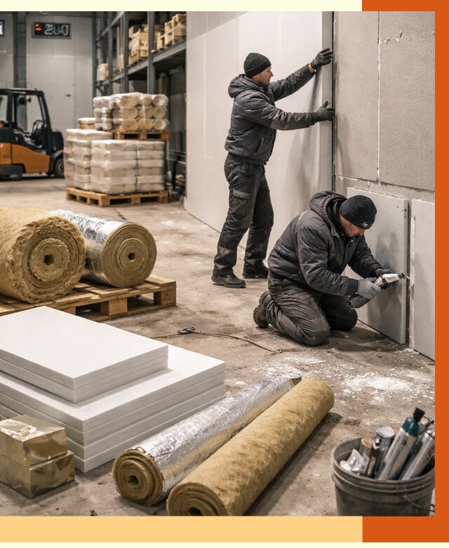 Утепление холодного склада в Шадринске от 8790 руб/м2 — комплексное под ключ | ТепломастерШдр