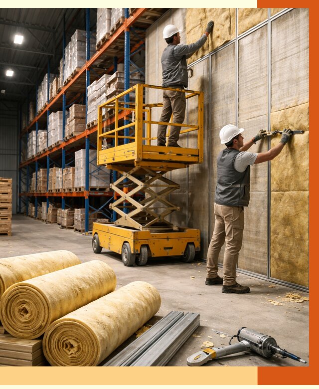 Утепление торгового склада в Шадринске от 3309 руб/м2 — комплексно и под ключ | ТепломастерШдр