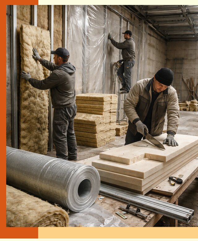 Утепление торгового склада в Шадринске с энергоэффективными решениями