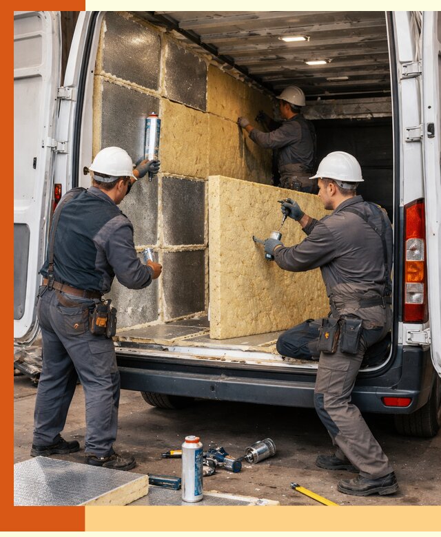 Утепление фургона-рефрижератора в Шадринске для сохранения температуры