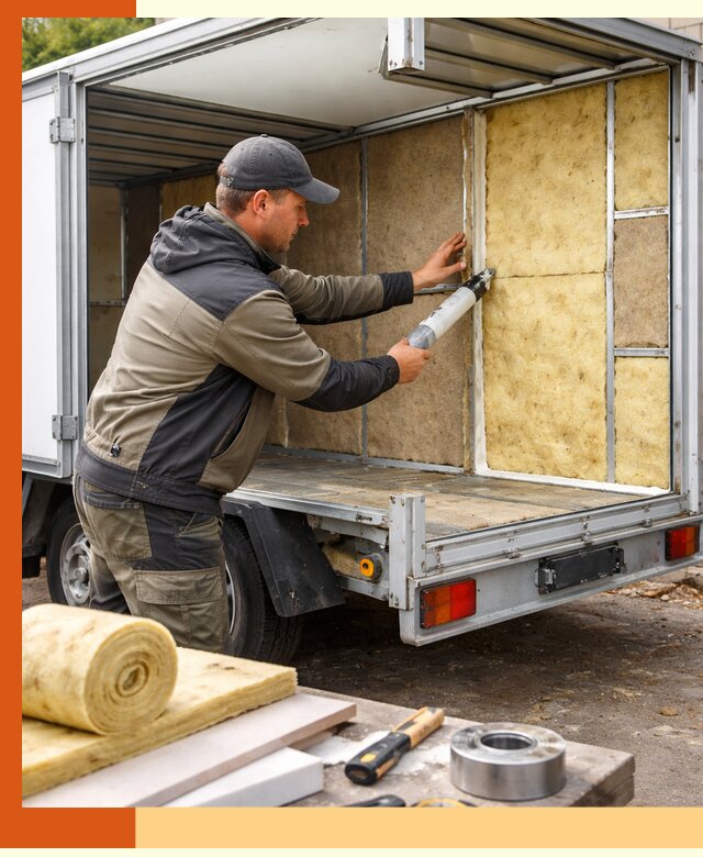 Профессиональное утепление прицепа в Шадринске для любых условий