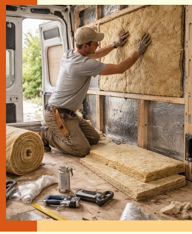 Утепление кемпера под ключ в Шадринске с гарантией качества