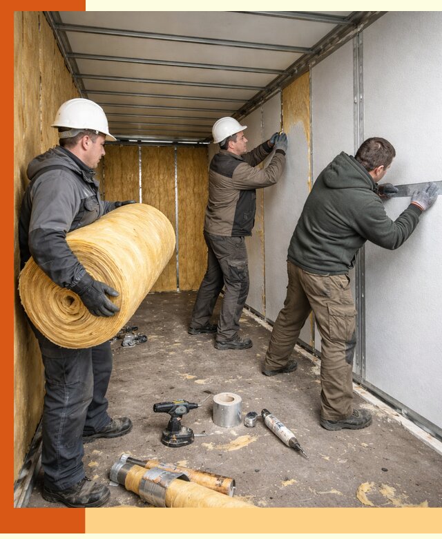 Утепление рефрижераторного контейнера в Шадринске профессионально и надежно