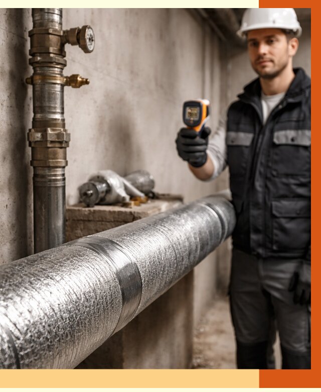 Утепление труб водоснабжения в Шадринске от 8790 руб. за м² — услуги ТепломастерШдр