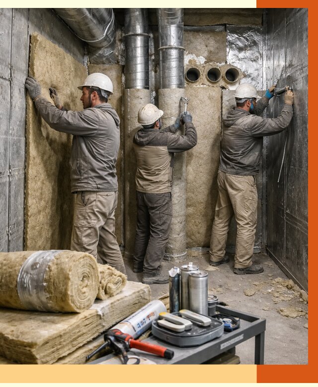 Утепление венткамеры в Шадринске под ключ от 1499 руб. — профессионально | ТепломастерШдр