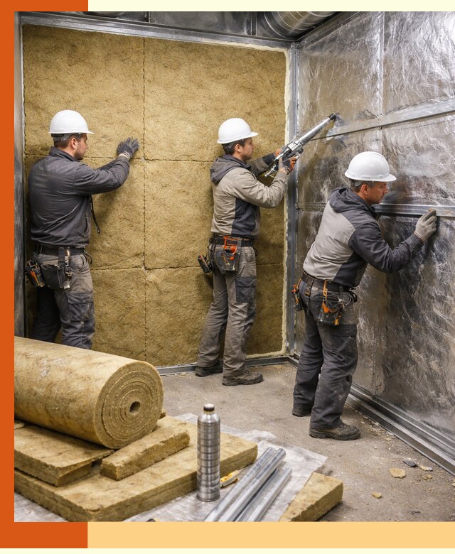 Утепление венткамеры в Шадринске — качественная теплоизоляция и шумопоглощение