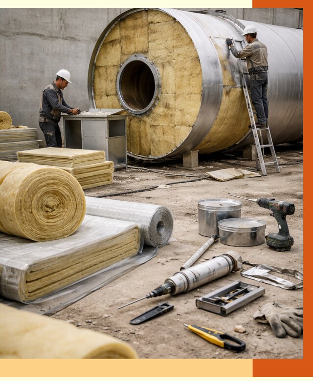 Утепление резервуара с топливом в Шадринске от 28438 руб. под ключ | ТепломастерШдр