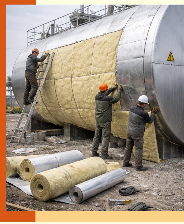 Утепление резервуаров с топливом в Шадринске надежно и экономично