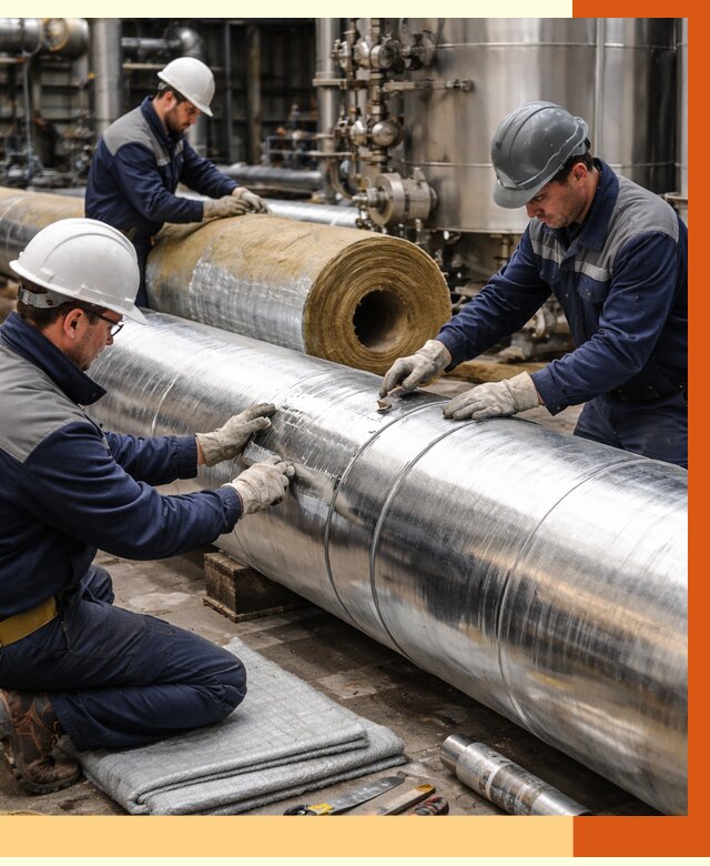 Утепление технологического оборудования в Шадринске от 4343 руб. за м2 | ТепломастерШдр