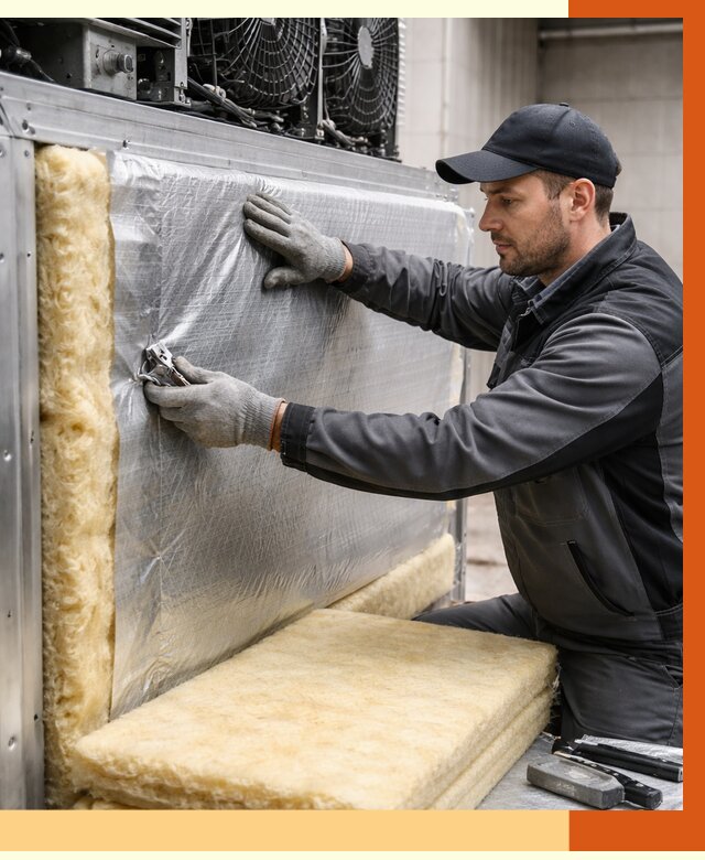 Утепление холодильного агрегата в Шадринске от 8790 руб. под ключ | ТепломастерШдр