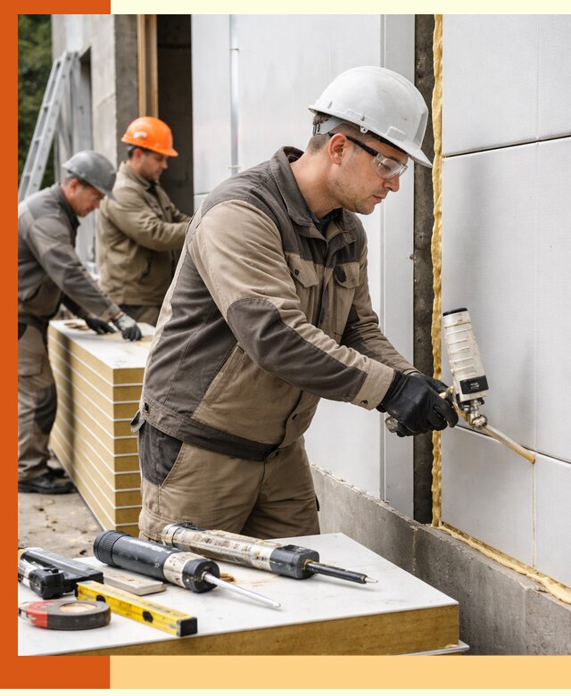 Утепление сэндвич-панелей пенополиуретаном в Шадринске