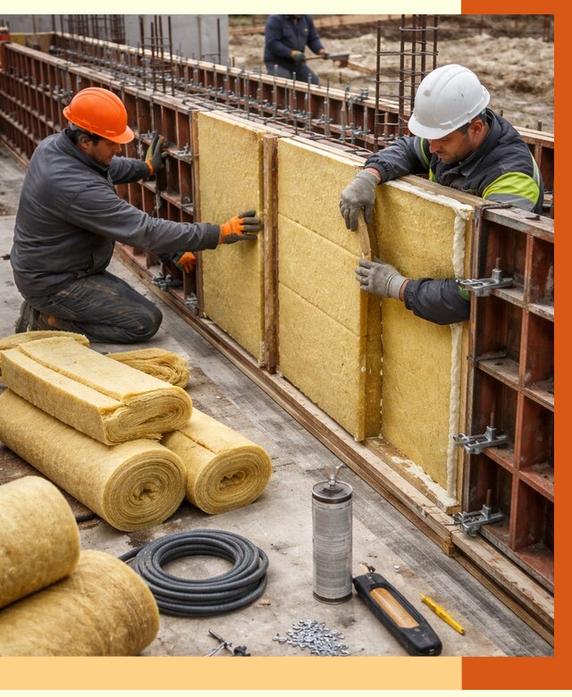 Теплоизоляция опалубки в Шадринске от 7446 руб. за м2 — услуги и монтаж | ТепломастерШдр