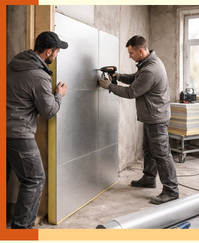 Утепление PIR панелями домов и зданий в Шадринске