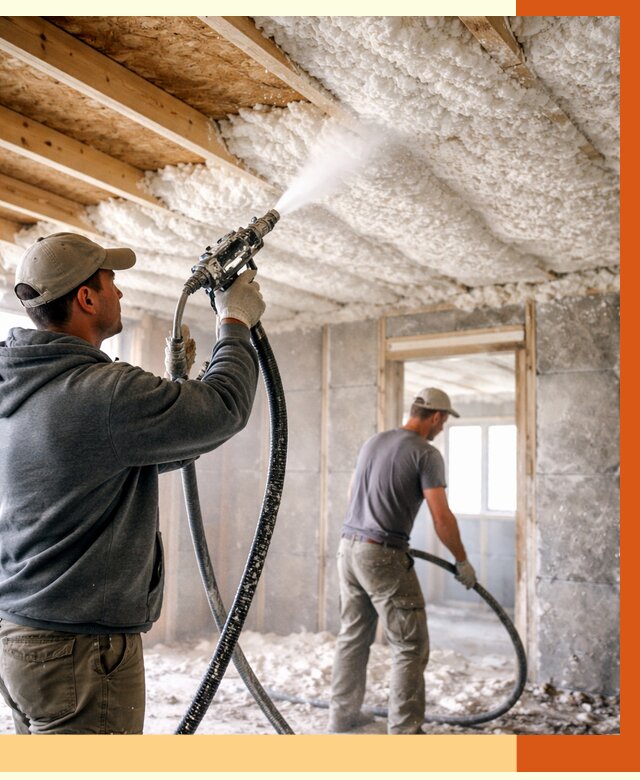 Утепление пеноизолом в Шадринске от 1655 руб./м2 под ключ | ТепломастерШдр