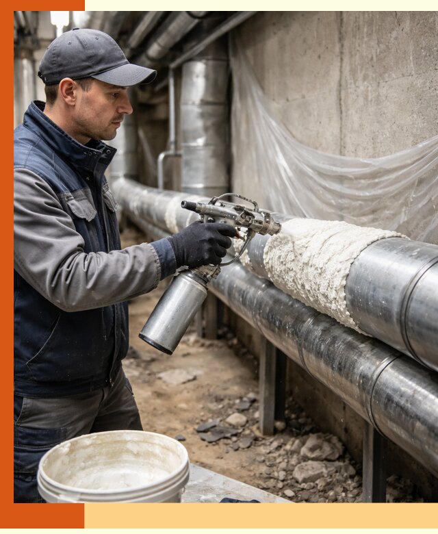 Утепление труб жидкой теплоизоляцией в Шадринске