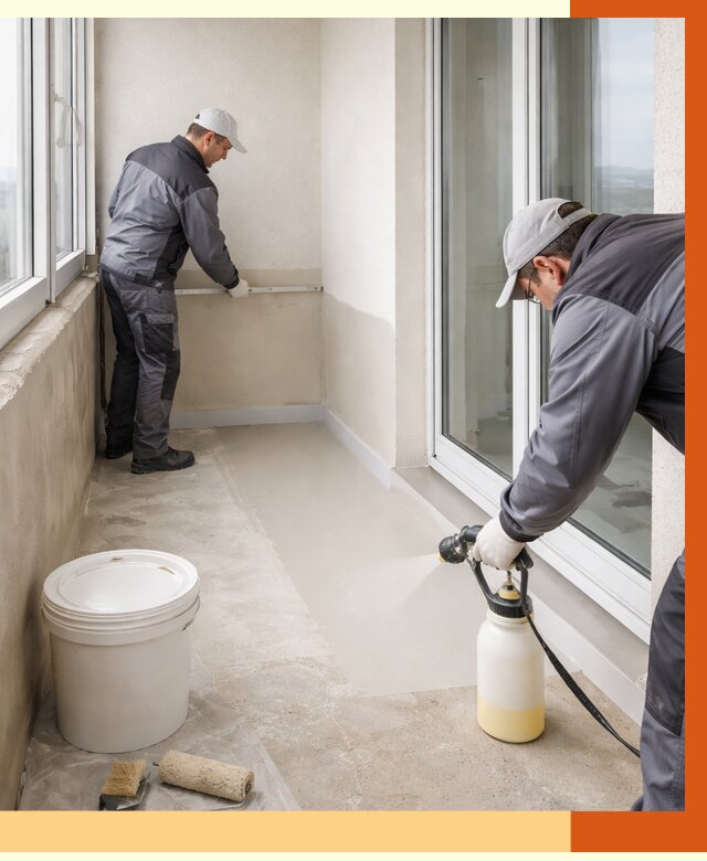 Утепление балкона жидкой теплоизоляцией в Шадринске от 5946 руб./м2 | ТепломастерШдр