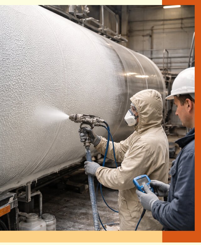 Утепление автоцистерны жидкой теплоизоляцией в Шадринске от 14994 руб. под ключ | ТепломастерШдр