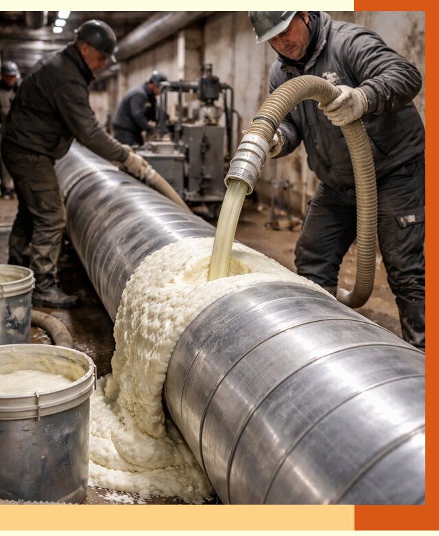 Утепление теплотрассы жидкой теплоизоляцией в Шадринске от 4343 руб. | ТепломастерШдр