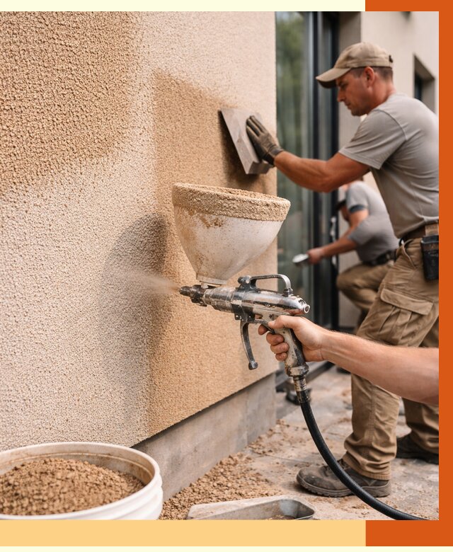 Утепление фасада жидкой пробкой в Шадринске от 4964 руб./м² под ключ | ТепломастерШдр