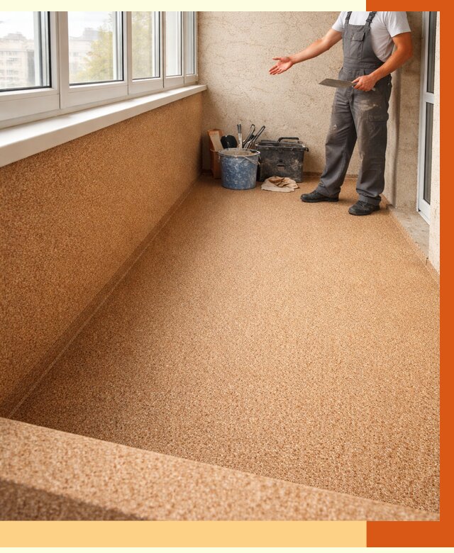 Утепление балкона жидкой пробкой в Шадринске от 3774 руб/м² под ключ | ТепломастерШдр