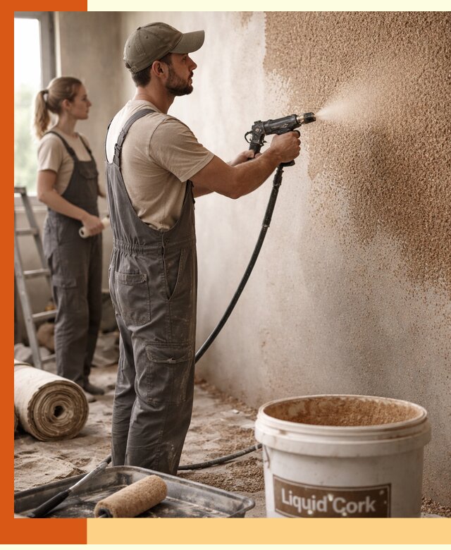 Утепление стен жидкой пробкой в Шадринске эффективное и долговечное