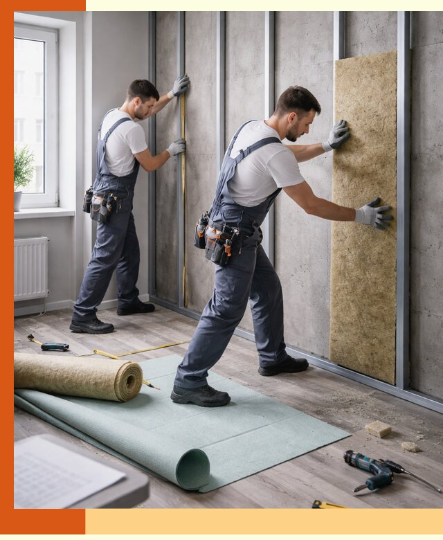 Шумоизоляция квартиры под ключ в Шадринске — профессионально и гарантированно